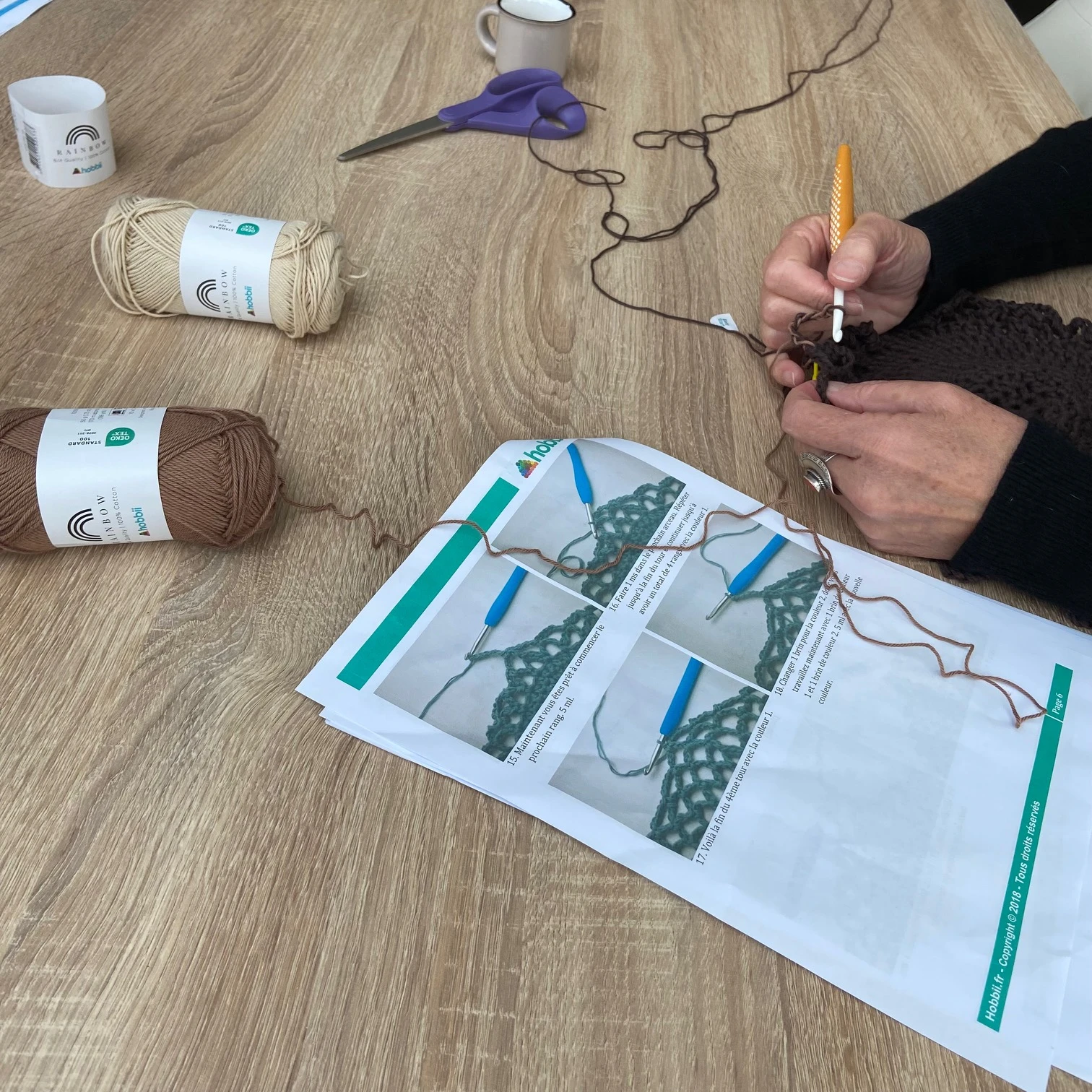 Ouverture des réservations pour les ateliers de crochet