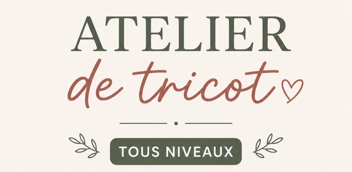Des ateliers collectif tricot